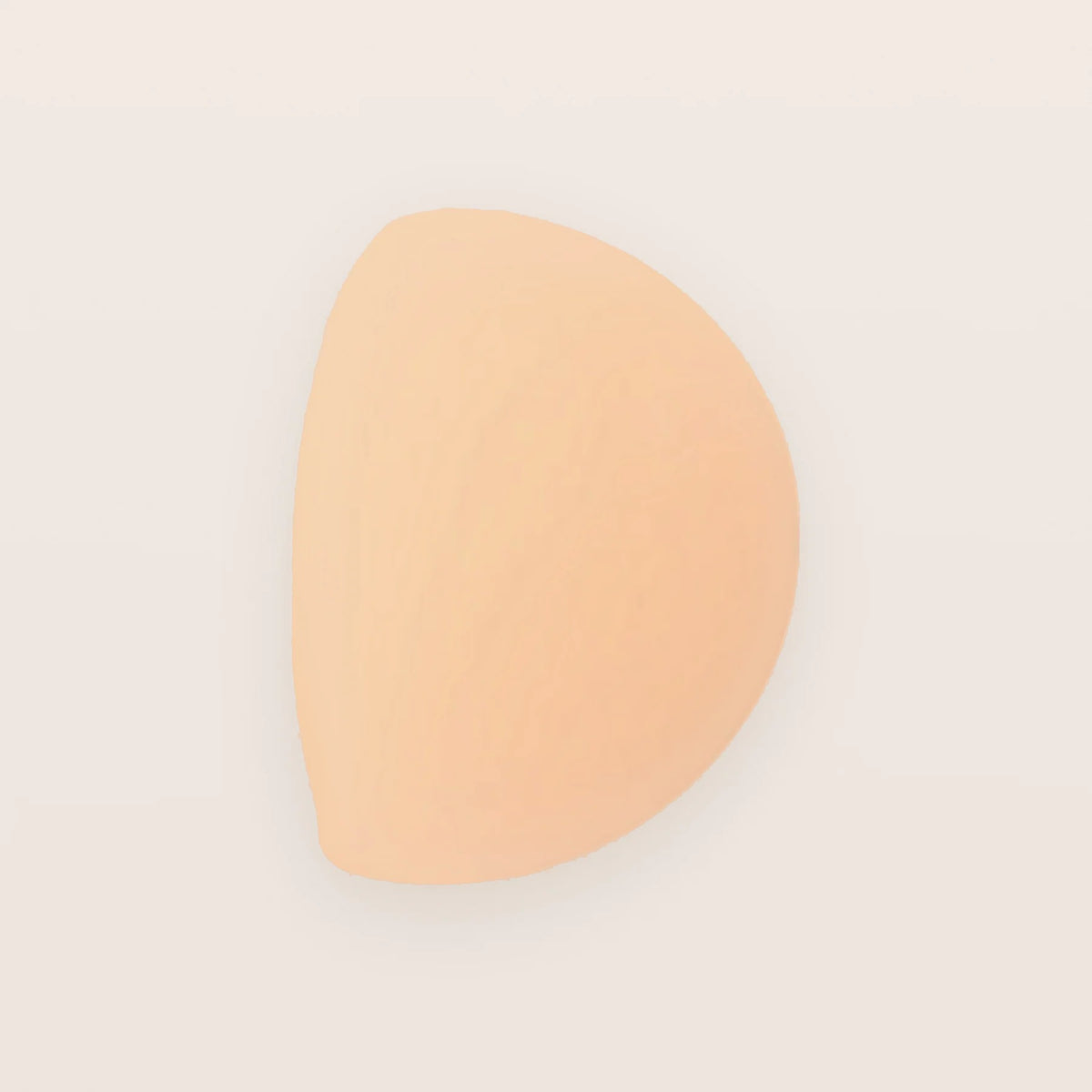 La Goutte — teinte Miel, cache-tétons en silicone, 8 cm, forme goutte