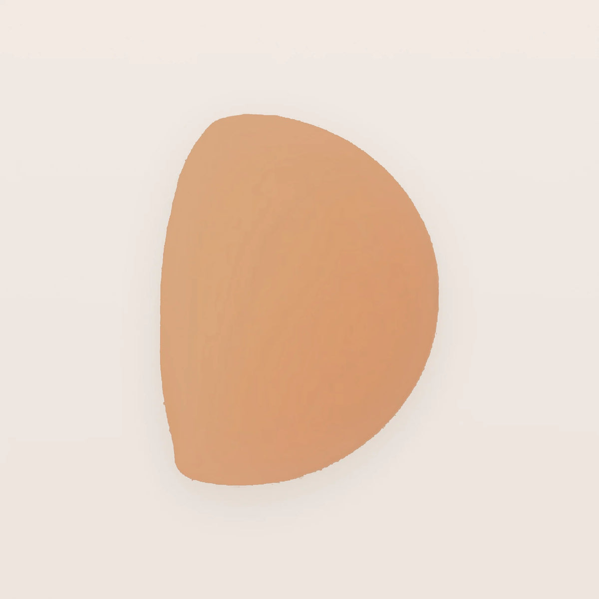 La Goutte — teinte Noisette, cache-tétons en silicone, 8 cm, forme goutte