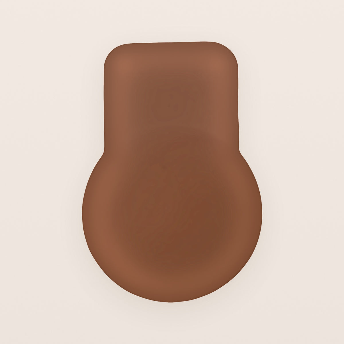 Le Lift — teinte Cacao, 12 cm, cache-tétons en silicone réutilisable Sensora Paris