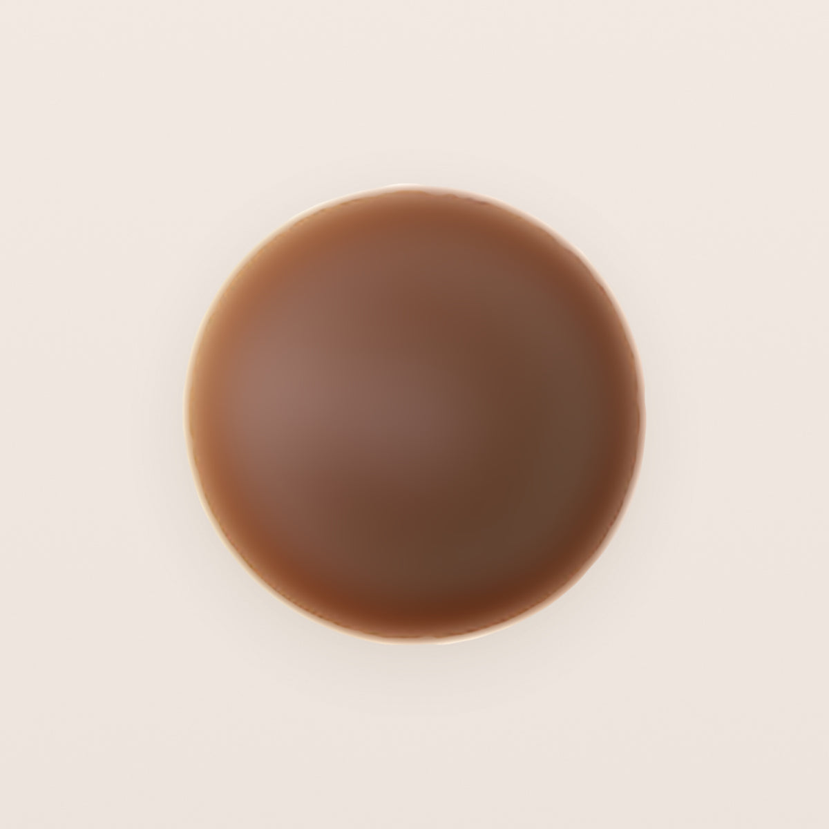 Le Nu — teinte Cacao, 10 cm, cache-tétons en silicone réutilisable Sensora Paris