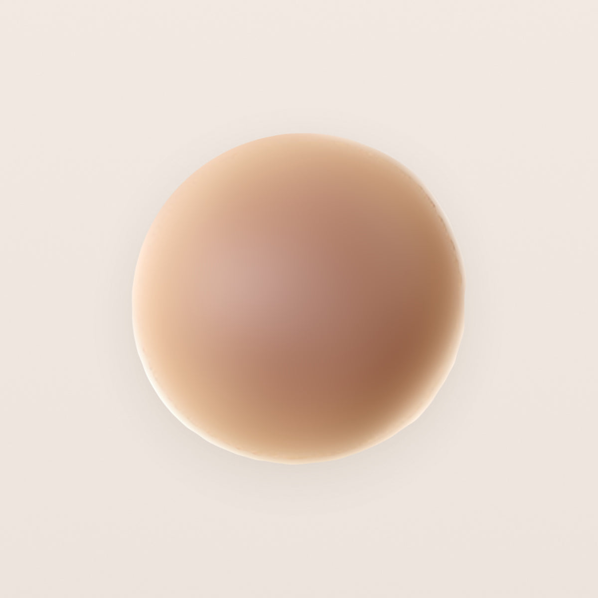 Le Nu — teinte Noisette, 10 cm, cache-tétons en silicone réutilisable Sensora Paris
