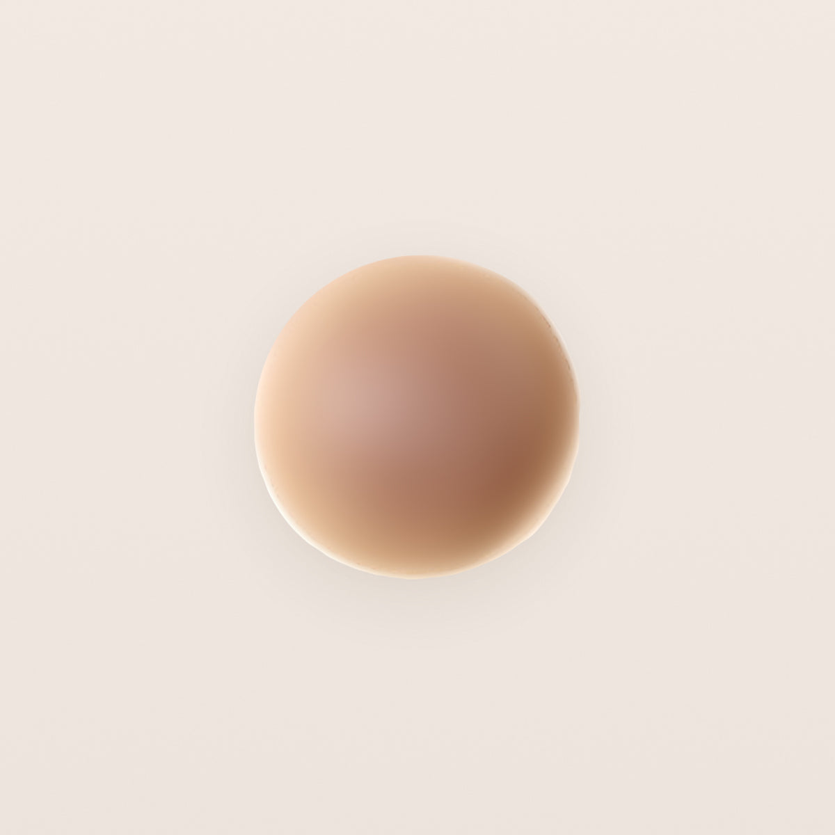 Le Nu — teinte Noisette, 7 cm, cache-tétons en silicone réutilisable Sensora Paris